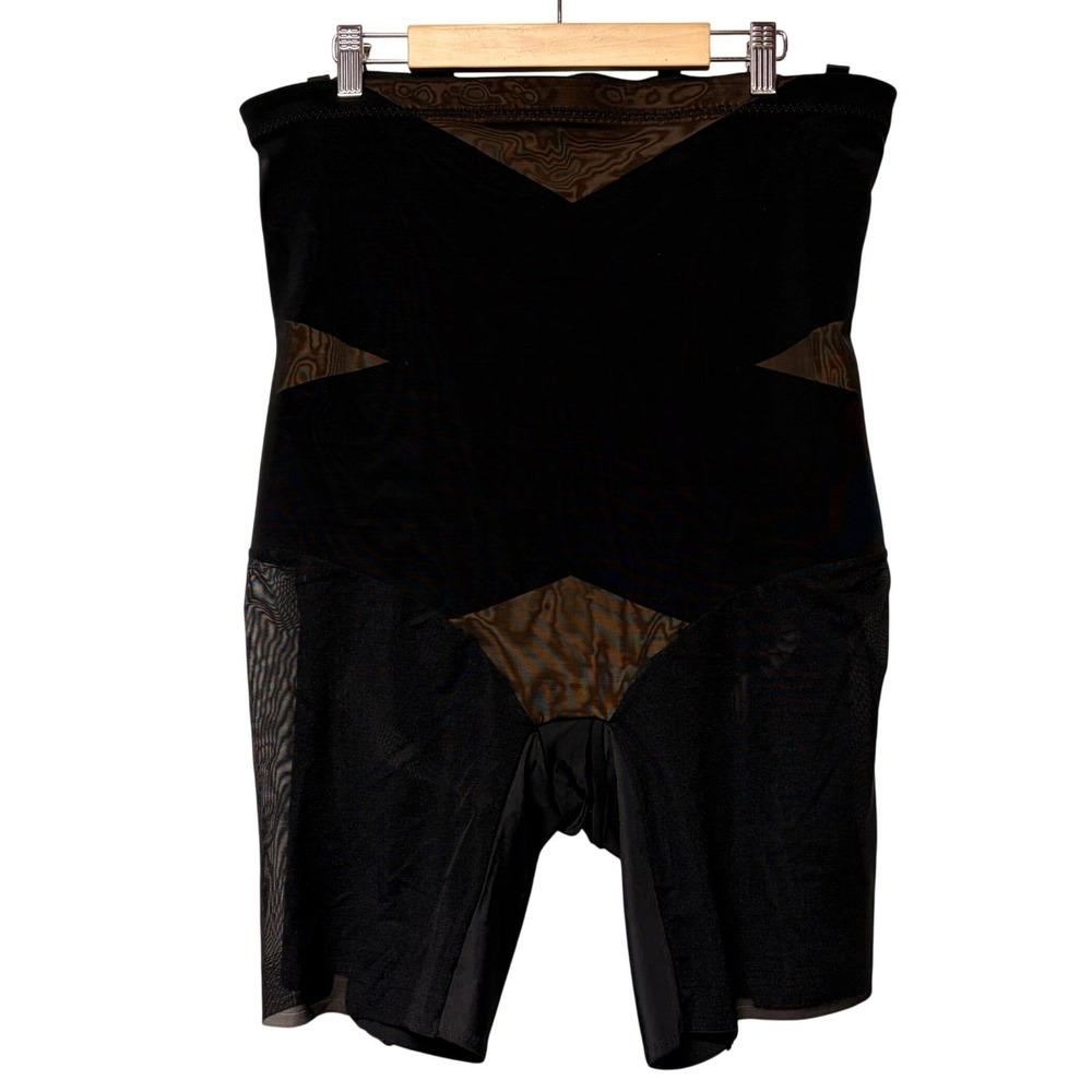 Honeylove SuperPower Short High Waisted Shapewear 3X Black Tummy Control Bridal